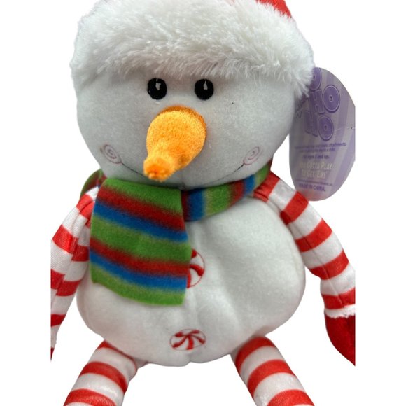 Ho Ho Ho Snowman Sugar Loaf 2010 Christmas Plush Stuffed Toy National Entertainm - Picture 4 of 11